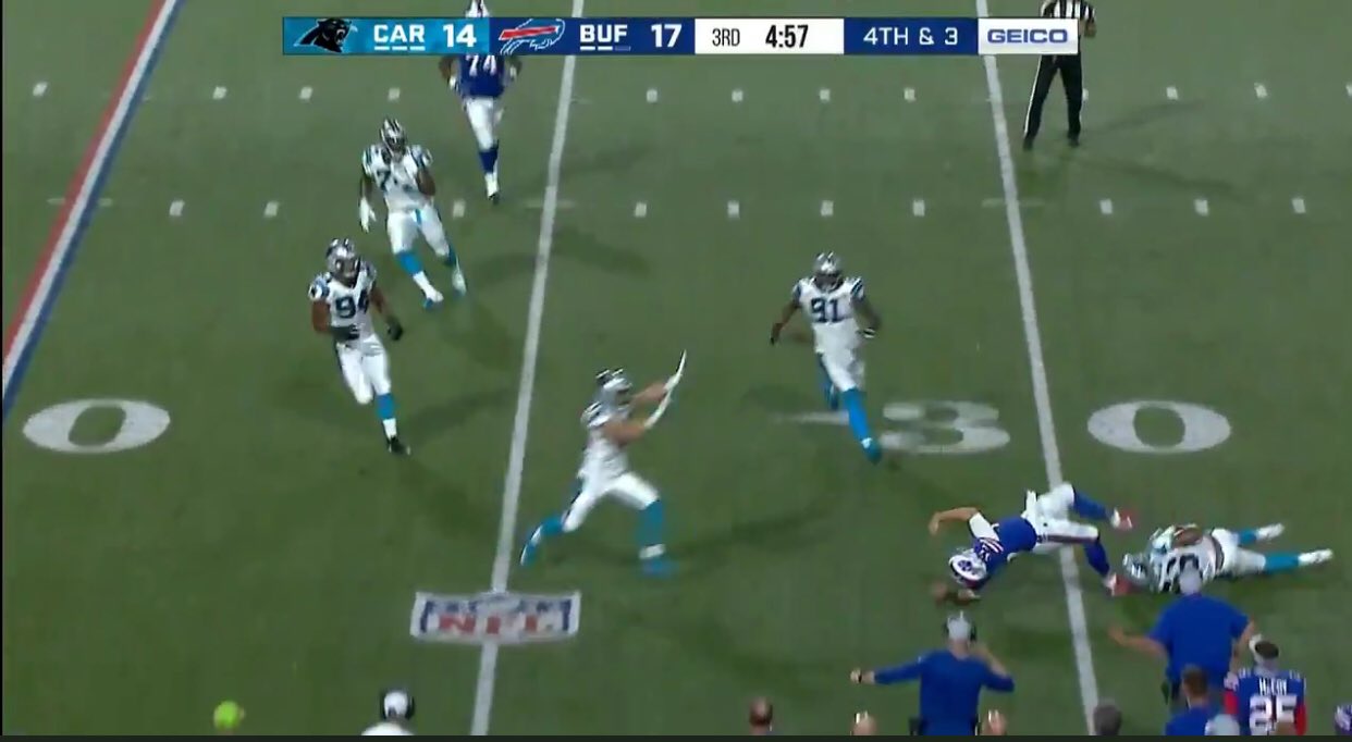 Barstool Sports on Twitter "Josh Allen. 4th and 3. Inside the red zone