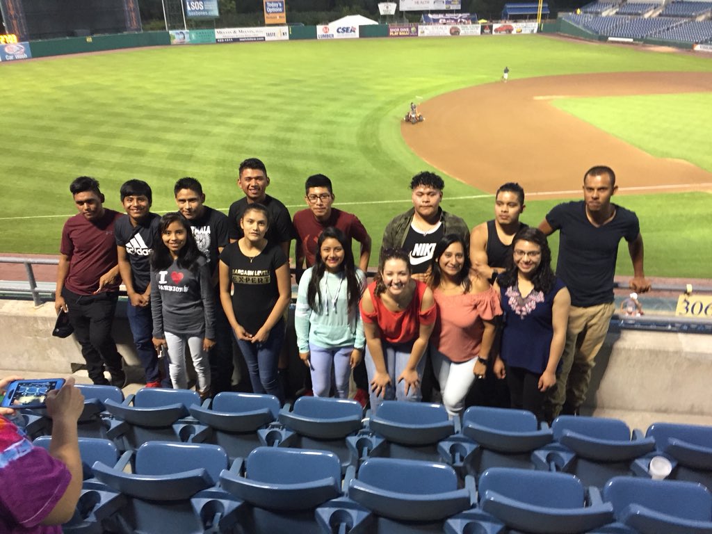 ShannonTurley4's tweet photo. Chiefs win just for us! @grbhighschool @SyracuseChiefs #wewon #latinonight #firstbaseballgame https://t.co/UbSD67OtOh