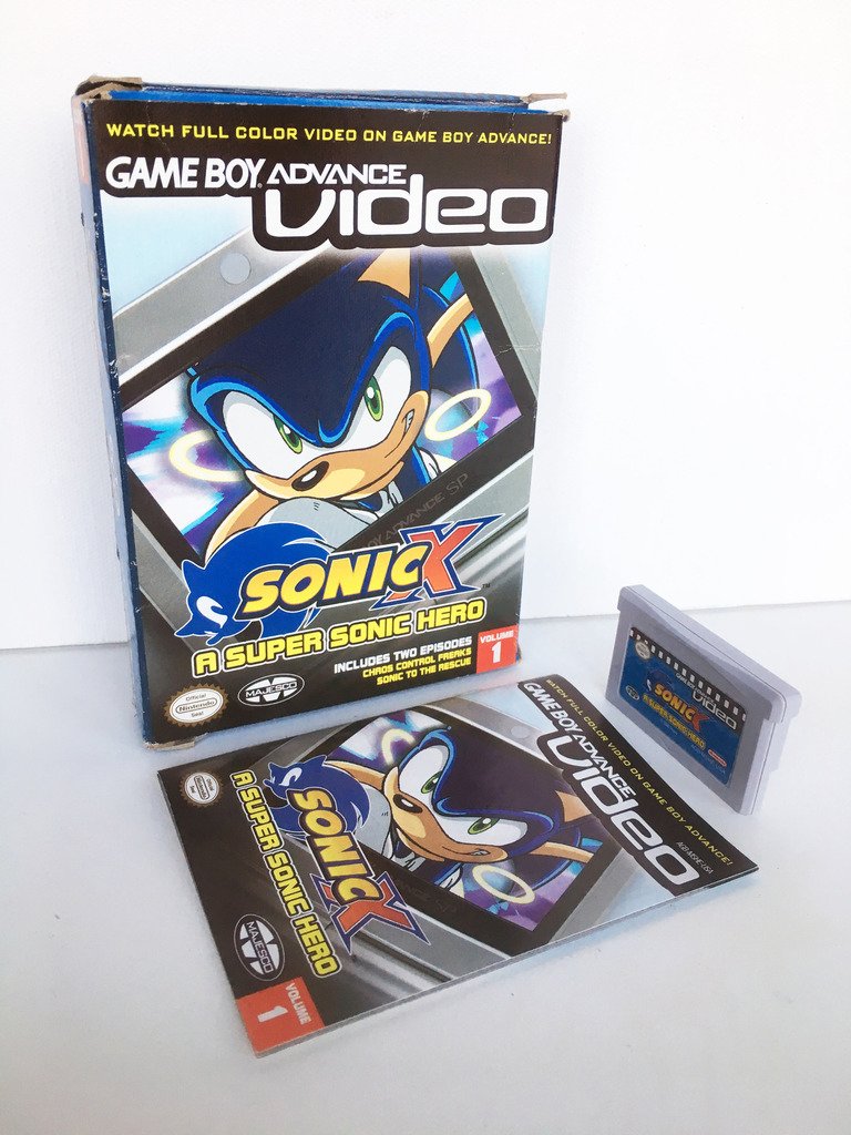 Game Boy Advance Video: Sonic X - Volume 1 Box Shot for Game Boy