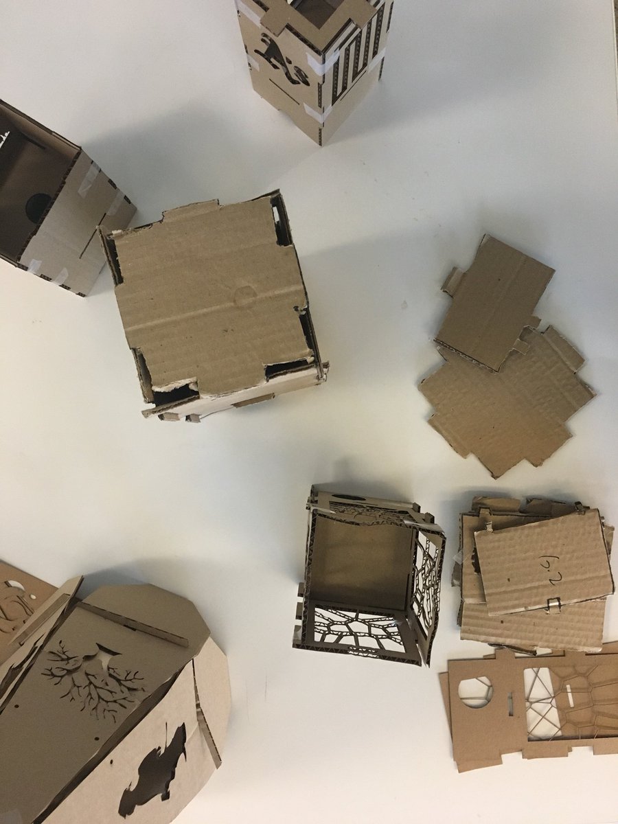 mstuenkel's tweet image. .@InneractProject x @autodesk diversity making magic! These are some of the early lamp prototypes made by students #designforinclusion #edtech