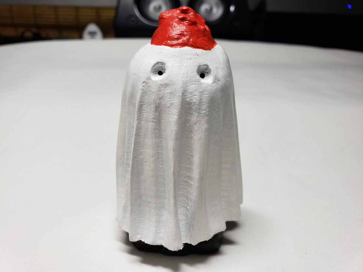 Technogog's tweet photo. 3D Printed and Painted GhostGnome #3d #3dprint #3dprinted #3dprinting #3dprinter #gnome #gnometheworld #gardengnome #ghost #mpselectmini https://t.co/BObeS8L89X