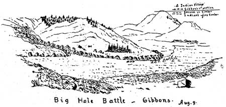 DrPnygard's tweet photo. Today in 1877 the 3rd battle of the #NezPerceWar occurred in the #BigHoleBasin in west MT when U.S. Col. John Gibbon's 183 men attacked a band of 145 #NezPerce warriors-who were burdened with 500 noncombatants. Holding out for 4 days, the Indians then slipped away towards Canada. https://t.co/52uxHMD3yl