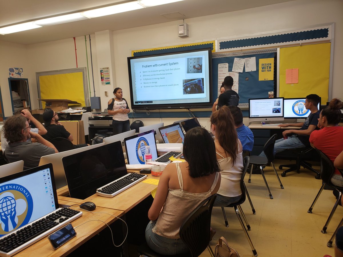 Bronx International (@bxihs) on Twitter photo <a href="/bxihs/">Bronx International</a> #Designers presented final #prototypes for solutions to improving #RestorativeJustice practices, #Scanners at schools & cellphone collection. Partners <a href="/Fjordnyc/">Fjord, LLC.</a> & <a href="/Dream_Yard/">DreamYard Project</a> were impressed! Even #Yondr visited & demoed! Congrats to a <a href="/NYCCTE/">NYC CTE</a> #SYEP program done right! <a href="/bxihs/">Bronx International</a> #Designers presented final #prototypes for solutions to improving #RestorativeJustice practices, #Scanners at schools & cellphone collection. Partners <a href="/Fjordnyc/">Fjord, LLC.</a> & <a href="/Dream_Yard/">DreamYard Project</a> were impressed! Even #Yondr visited & demoed! Congrats to a <a href="/NYCCTE/">NYC CTE</a> #SYEP program done right!