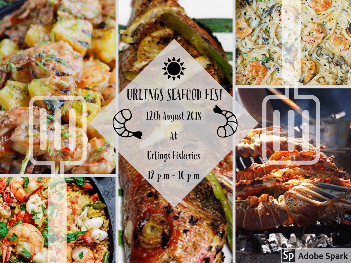 COME TO SEAFOOD FEST ON SUNDAY 12th AUGUST AT URLINGS FISHERIES !!!!!!!!