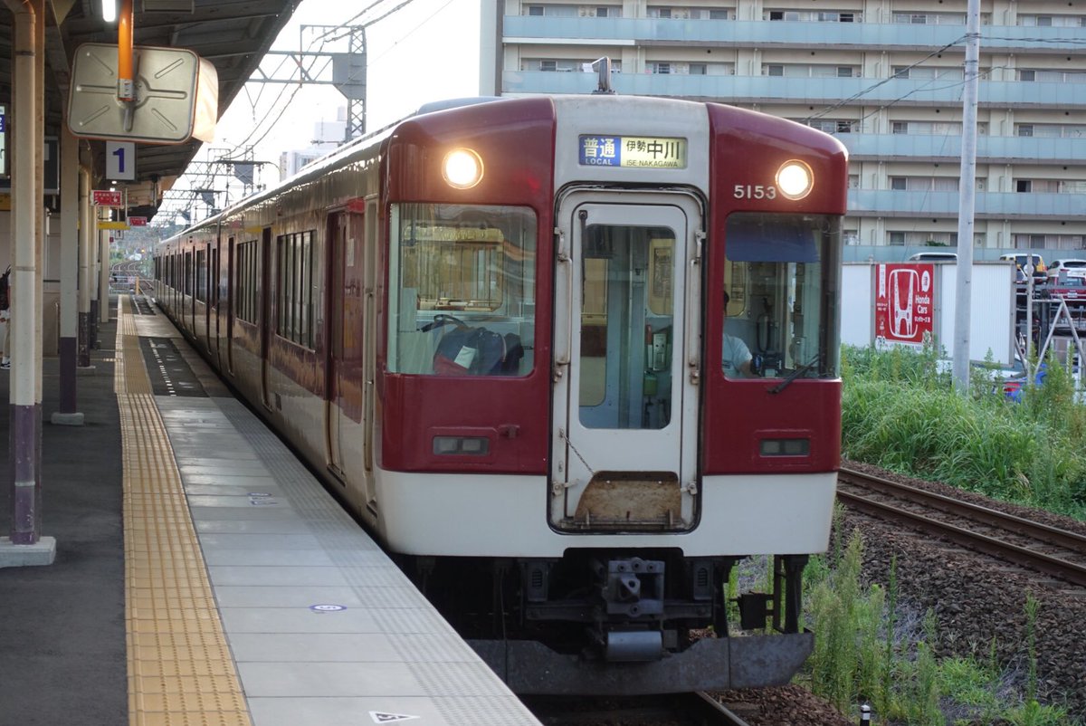 津新町→伊勢中川 5時32分発 伊勢中川行き普通 VX03 ク5153 伊勢中川