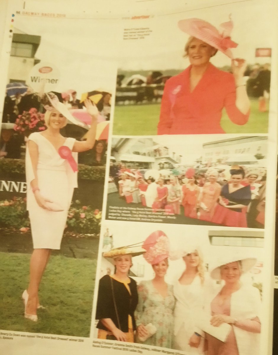 ThegHotel's tweet photo. Great imagery of @ThegHotel on today's @galwayad #GalwayRaces #Sponsors #LadiesDay #BestDressedLady #gBestHat #gDapperGent #WeekLongCelebrations #2018 #ghotel https://t.co/9DBRu3o3Vf