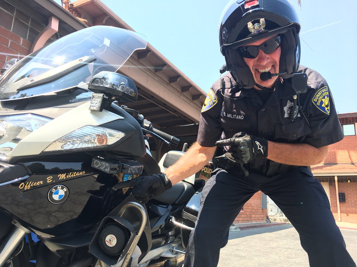 He's now got his wings and his name on his bike. Introducing fully-fledged  motors cop, Bradley Militano!, image size:1200x900