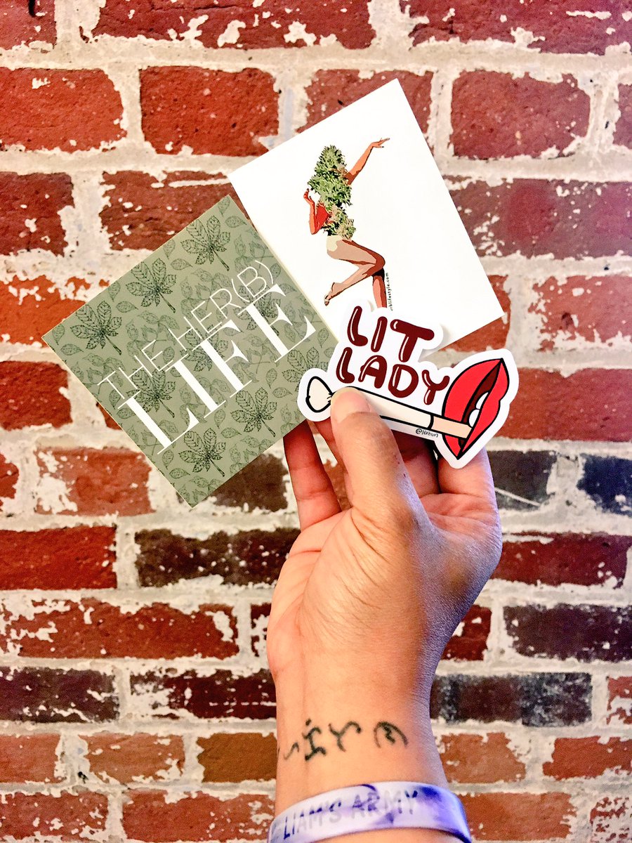 HiHeidiHigh's tweet photo. Adding these beauties to the sticker collection! @itstheHerBLife #litlady #productivepothead https://t.co/rTVFnv19Ep