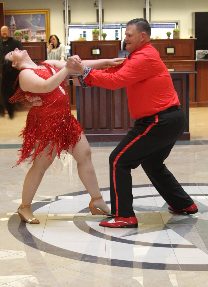 1776Bank's tweet photo. We had a little preview today of Chip &amp; Kaitlin for their #DancingWithOurStars performance! Good luck Saturday night! #GoChip #1776revolution #BoulwareMission https://t.co/FVkVVRuwa8