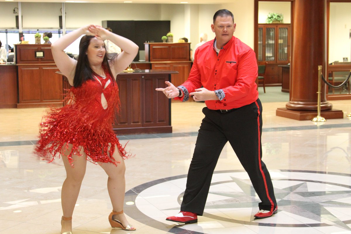 1776Bank's tweet photo. We had a little preview today of Chip &amp; Kaitlin for their #DancingWithOurStars performance! Good luck Saturday night! #GoChip #1776revolution #BoulwareMission https://t.co/FVkVVRuwa8