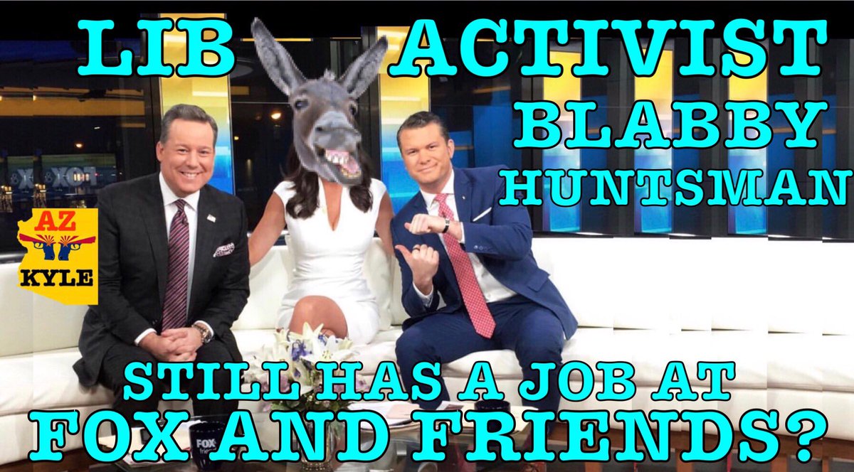 Real_AzKyle's tweet photo. @hairbraininc @IStateYourName_ @Just_Sugar_ @BillPowers9 @LibertyGirl20 @hampton4285 @Resist_Libs @AewRme @jboydaustin @IluvQ2 @CruzSexScandal @happytrumpster @whatzen @Happyheart411 @GKeile @JilliebeanUSA @dsnepa @soultweeting @Mediaite .
Liberal Activist #BlabbyAbby is a disgrace to my religion, my beloved @FoxNews &amp; the HUMAN RACE!
#DumpAbby👎🏼(Huntsman) https://t.co/kvCONjHzgu