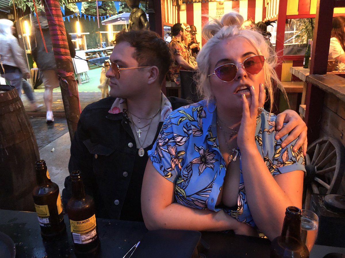 JoBurford_'s tweet photo. What do you do when #SecretCinema is rained off? Head to the weirdest pub in London and have your own mini a photo shoot 📷 https://t.co/hTTx6SAq2W