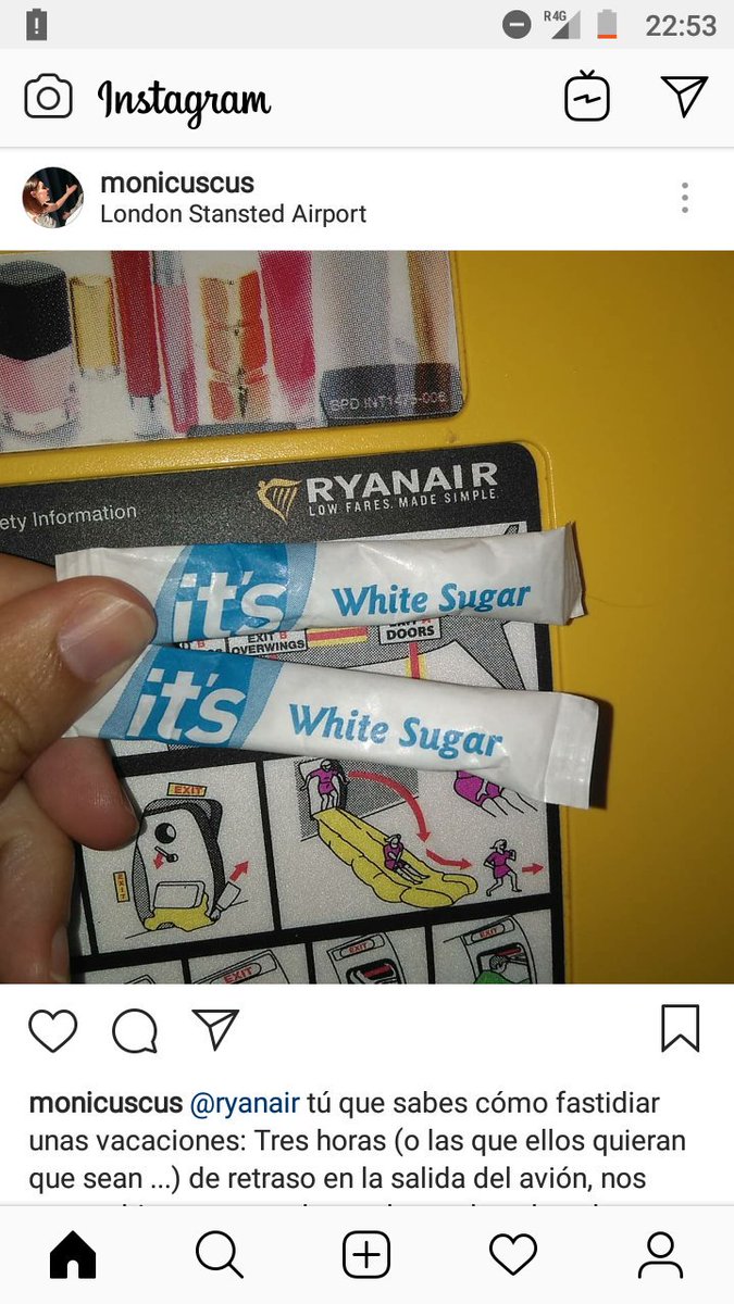 monicuscus's tweet photo. @Ryanair @Ryanair_ES ¡¡Sois una vergüenza!! Llevo dos horas encerrada en un avión y no despega. Más la hora que ya llevaba de retraso antes de embarcar. 😤😤😤😤 https://t.co/Lm2gE1aD0H