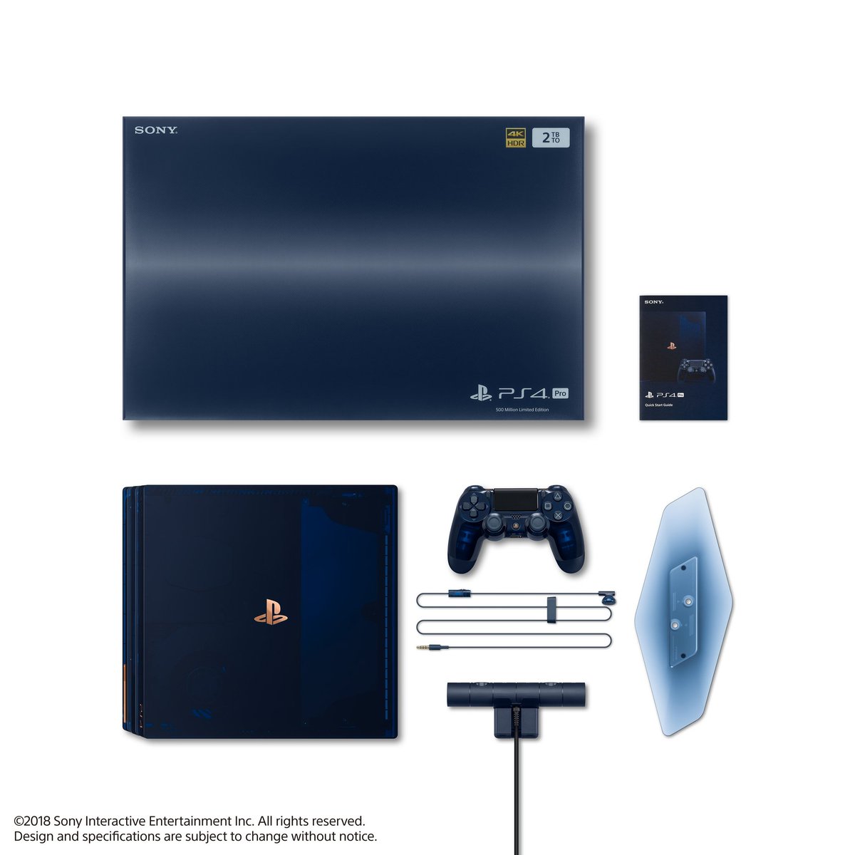 PlayStation's tweet photo. Here's a closer look at the 500 Million Limited Edition PS4 Pro, plus the matching DualShock 4 that will be available separately: https://t.co/mlsxMK154H #PS4Pro500M https://t.co/CnQkPXZzfI