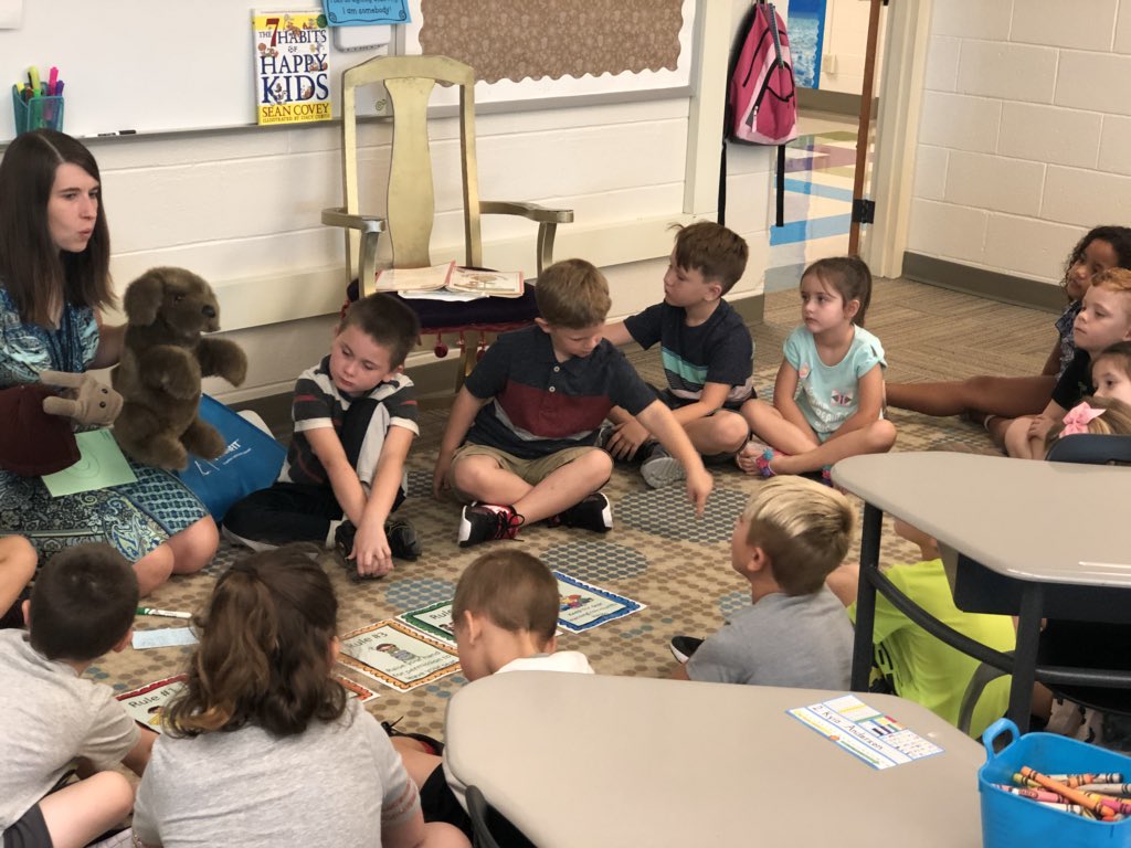 Day 1 of First Grade AND Second Step time with our awesome school counselor, Mrs. Martin 🎉💗😁😁!