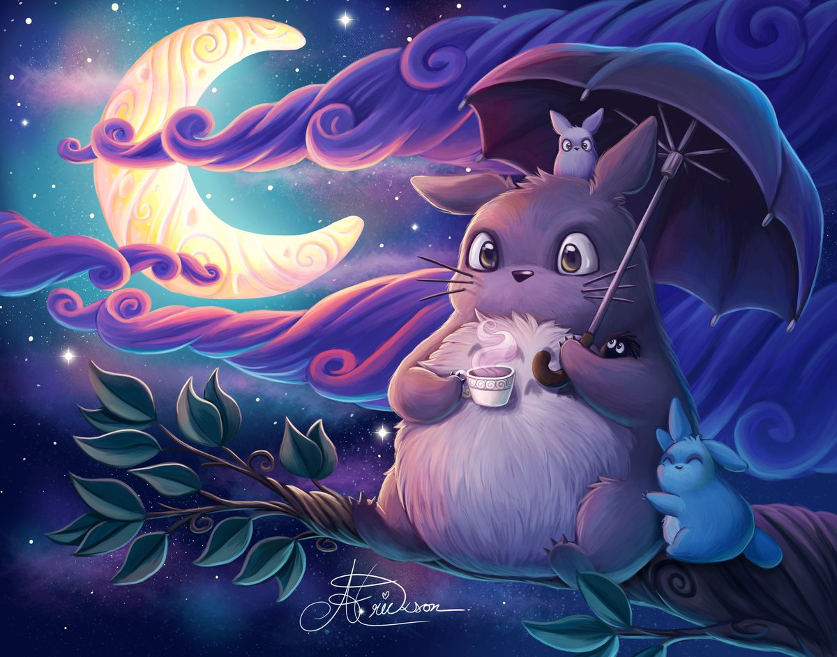 hiddenrainbows's tweet photo. #ThrowbackThursday to this #Totoro piece I painted in 2015! I have been wanting to paint another #MyNeighbourTotoro painting, and I really need to do that soon!! What #Ghibli movie is your fav???
#art #artist #hiddenrainbows #paintings #Illustrations #drawings https://t.co/xVNYNGEeCj