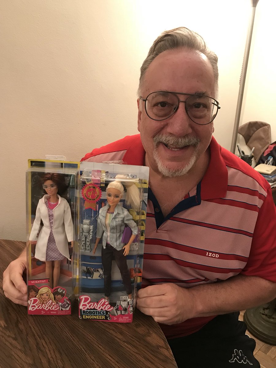 gaynycdad's tweet image. Ant then @Mattel showed up at #Blogher18! I was excited to get two professional Barbies for my niece, I want her to reach the highest heights with great role models for women!
