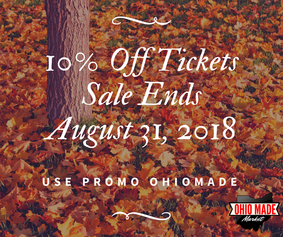 OhioMadeMarket's tweet photo. VIP Tickets: Last Chance To Save - https://t.co/33MyFIHj9Q https://t.co/vDWHJteTHk