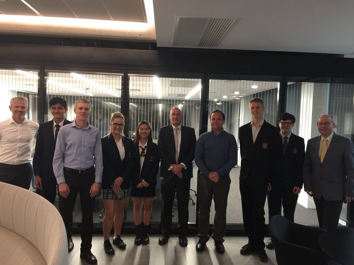 SouthSydneyHigh's tweet photo. Very privileged to have one of our students selected from across NSW, to shadow senior executive officers and learn about how infrastructure is managed in NSW public schools #S4aD https://t.co/W8iqe3zPP1