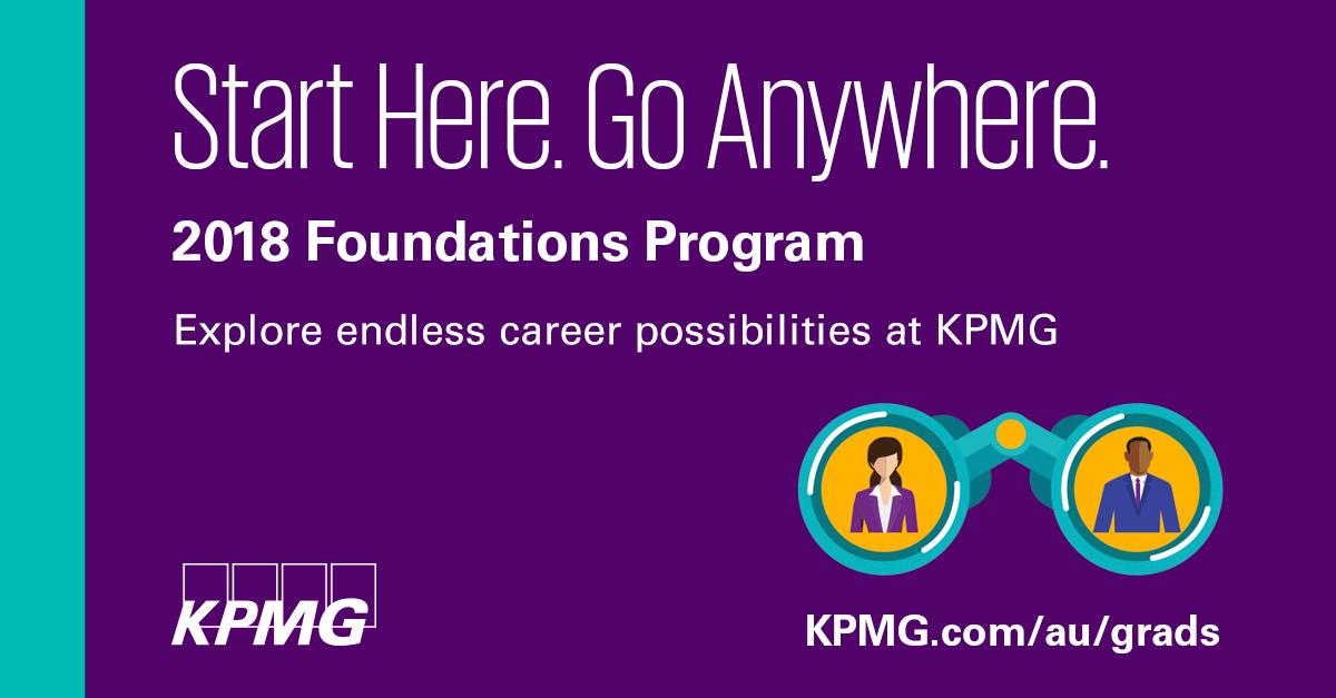 Applications are now open for our 2018 Foundations Program. The program includes development sessions designed to provide an immersive learning experience and equip students with the knowledge to make the right choices in their career. bit.ly/2vT77Ab