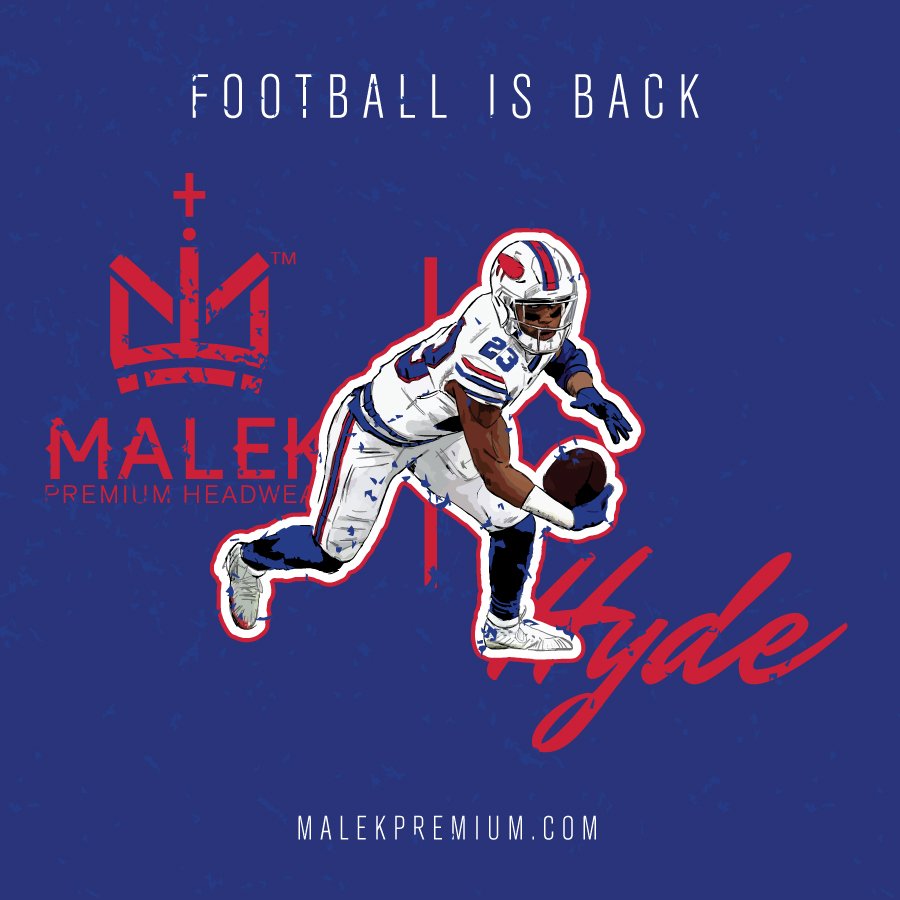 malekpremium's tweet photo. Football is back !!!! Support the return of football and the @micah_hyde with the new Hyde x Malek dad hat !

Now available at https://t.co/Qt5XRhLTb0

#footballseason #preseason #Hyde #malekxhyde #malekpremium #dadhats #micahhyde https://t.co/82ksrv7MwR