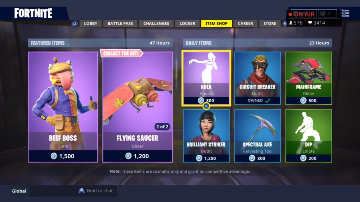 Fortnite Item Shop - August 10th, 2018.

Follow me for item shop everyday.