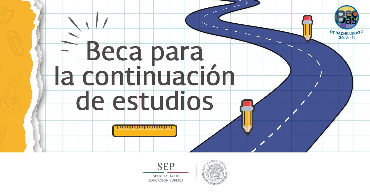 SEP_mx's tweet photo. La Beca para la continuación de estudios está disponible para todos los estudiantes que estén inscritos o por ingresar al bachillerato. ¡Solicítala! https://t.co/TjDbwXagM9 https://t.co/btacIpxL2W