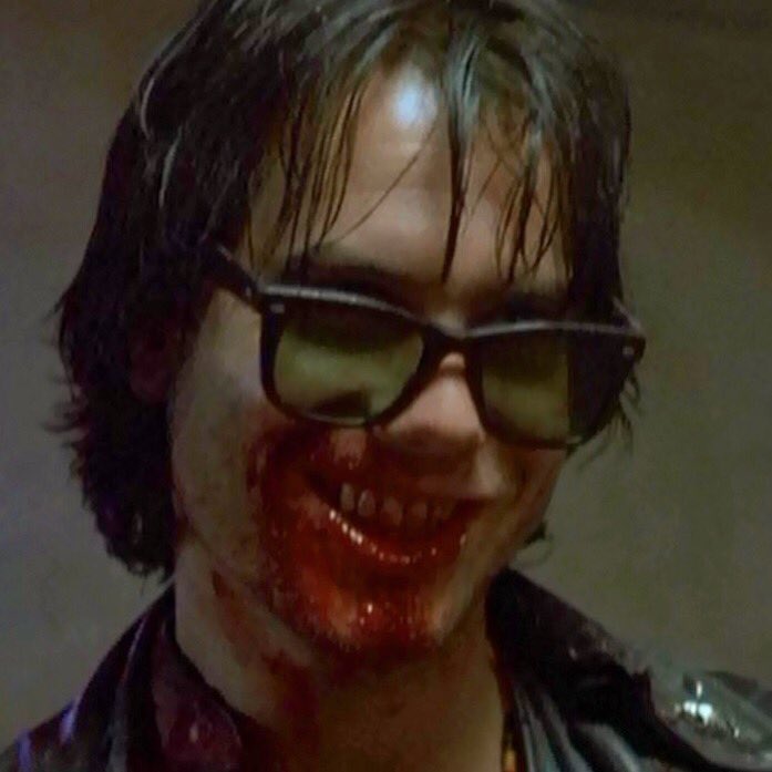 VideoHowdyStop's tweet photo. "Howdy. I'm gonna separate your head from your shoulders. Hope you don't mind none." Get to grinnin' because Video Howdy Stop opens in SIX days. Hundreds of VHS to rent. From the absurd to rare, let's remember the good ol' days of VHS. "What do you think of them apples, huh?" https://t.co/syHBcWnoFE