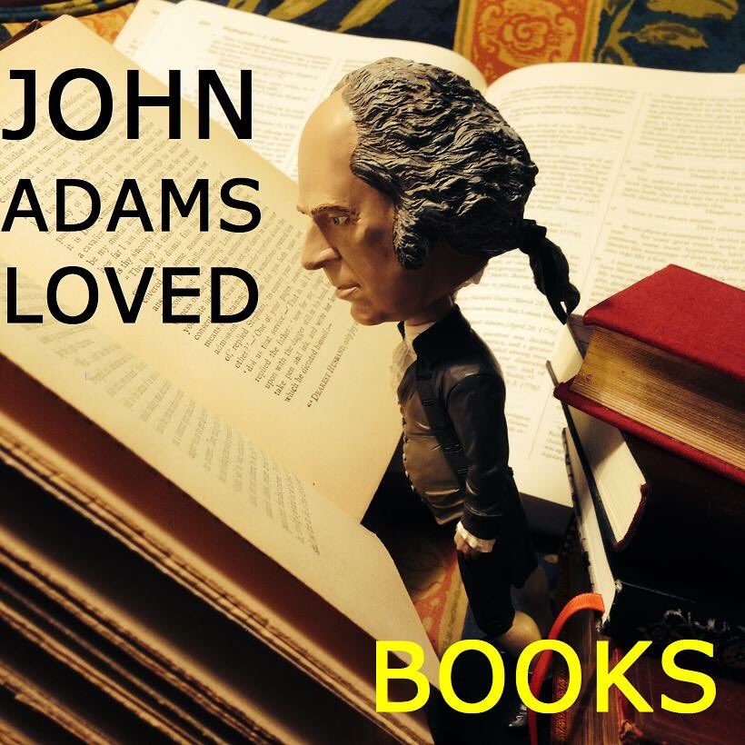Happy National #BookLoversDay! John Adams looked at his books’ margins the same way he probably looked at people taking a breath – as an opportunity to interject his thoughts. His books are filled with handwritten reactions to the authors, some with more than 1000 words added.