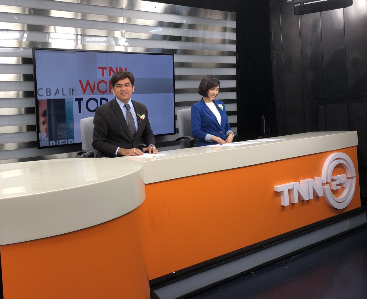 G_Garachon's tweet photo. Thank you to the great TV news presenter from #TNN24 #VarinSachdev to have invited us to say good bye to the Thai audience & to celebrate the friendship between #Thailand & #France. https://t.co/Bq7WsOEHeq