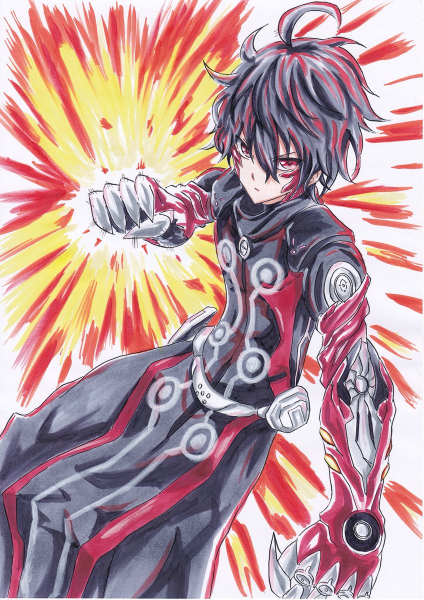 タカミ בטוויטר リプきたキャラを描く 双星の陰陽師 焔魔堂ろくろ アナログ絵 双星の陰陽師から 焔魔堂ろくろ描きました 想像以上にカッコよくなった W リプくれたアッコさん Hx9ezzatcav40mt ありがとうございました T Co Gvaryadfme