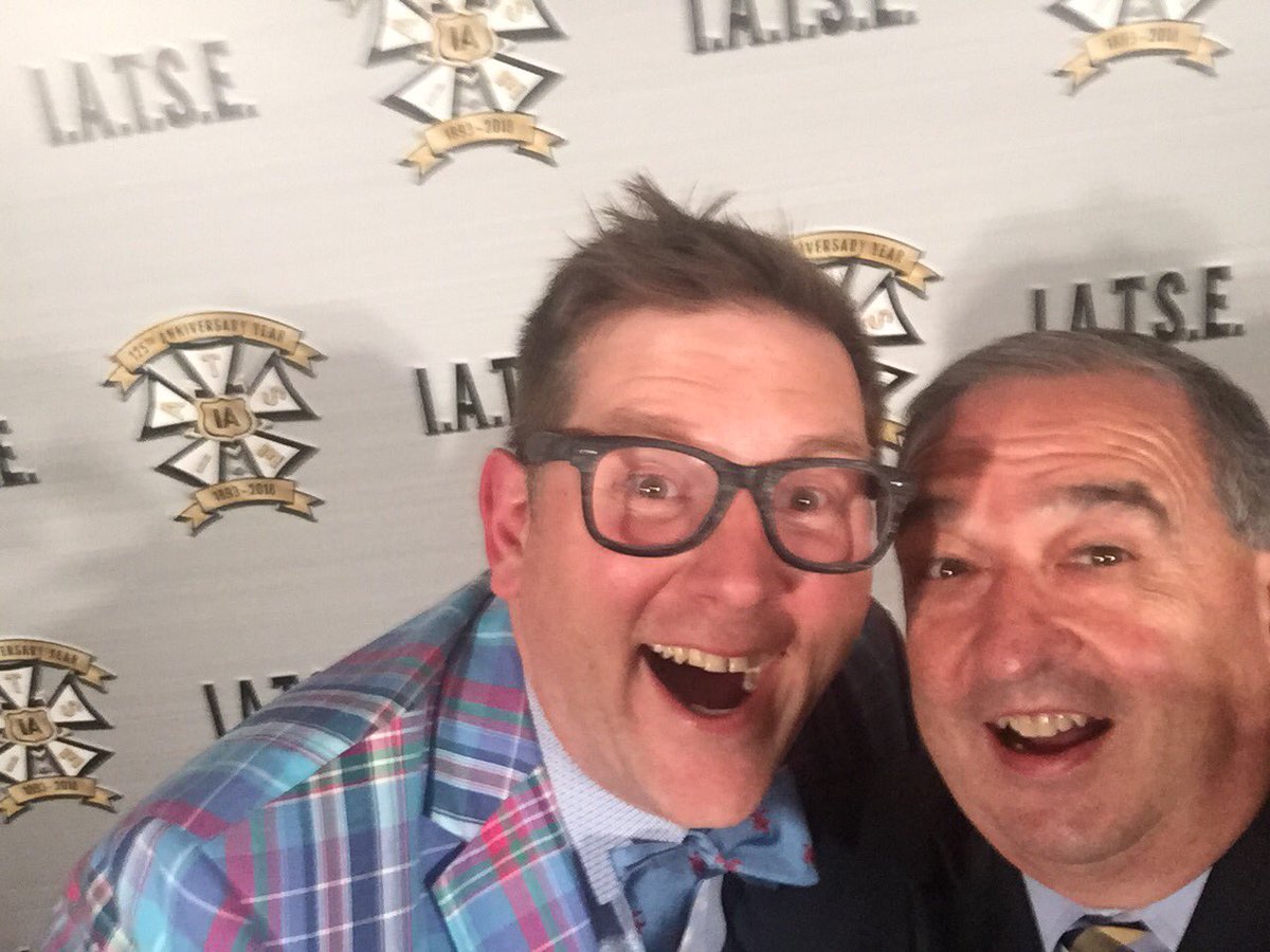 <a href="/IARadar/">Radar Bateman</a> <a href="/IATSE/">IATSE // #IASolidarity</a> #125 Anniversary celebration! A terrific organizer and positive, upbeat guy!