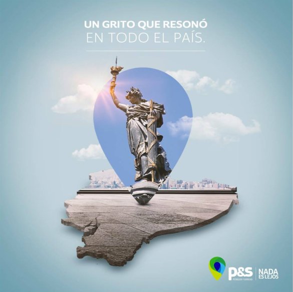 En el país donde #NadaEsLejos, nuestro primer grito de independencia resonó en cada rincón del Ecuador. ️