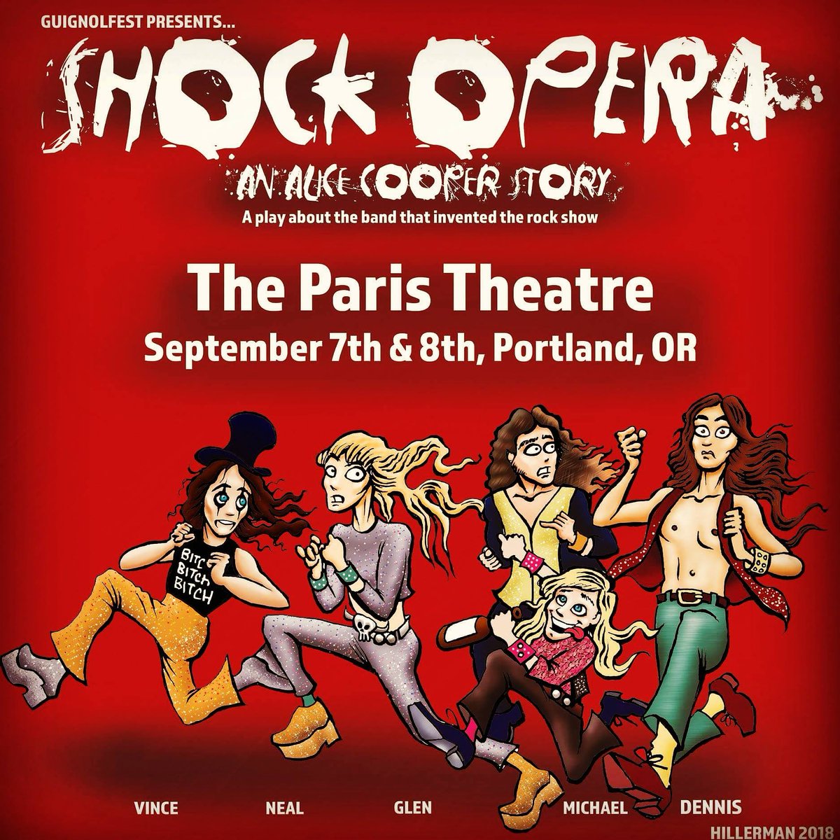 ShockOperaPlay's tweet photo. JOIN THE SHOCK OPERA FAMILY! #alicecooper #shockopera #rockopera #rockmusical #livetheater #theatre #pdxstage #portland #theparistheatre #glitter #glam #surrealist #keepportlandweird #portlandtheater #portlandstage #playwright #pdx #fringe #Sexy https://t.co/3uKBxmQaOD