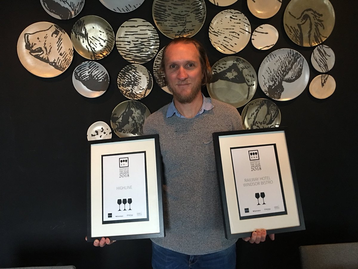 highlinerailway's tweet photo. Congratulations to our Restaurant Manager and Sommelier Eric Wagnon on being awarded 3 wine glasses for Highline for the second year in a row . @gtWINEmag @Winelistawards https://t.co/c4M9d9JOpk