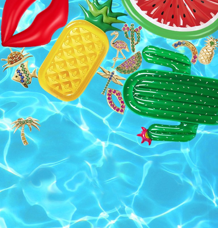 On your lilo in the summer heat? Float around in our new summer-inspired EarWishes and Studs🐠🍉🌴