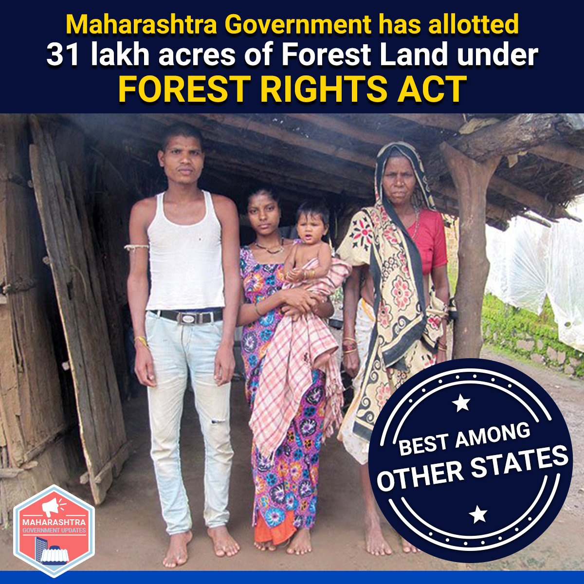 Maharashtra, the best state for Tribal People.
#Maharashtra #Tribal #Forest