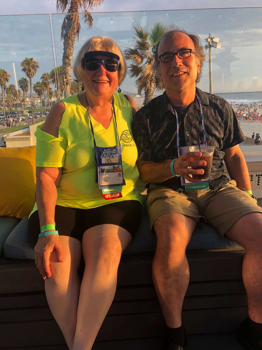 AgileAlliance's tweet image. The view from here #Agile2018
