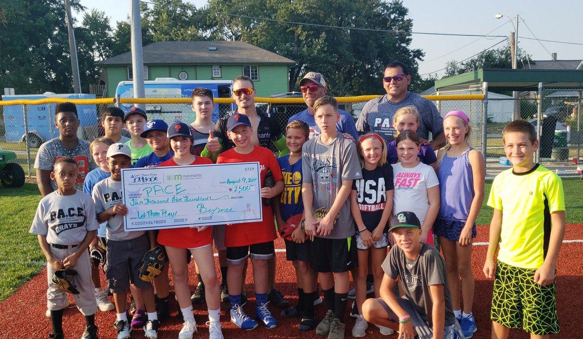 PACEOmaha's tweet image. Thanks @LTPFoundation Eric Byrnes and @KP_Omaha Kyle Peterson 4 taking time to stop by PACE on the  journey across America. Thanks Eric for thinking of PACE with your donation! Safe journeys! “Let Them Play” rocks. More info at EricByrnes.com/letthemplay @OPDDCKanger @OPDdcGonzalez