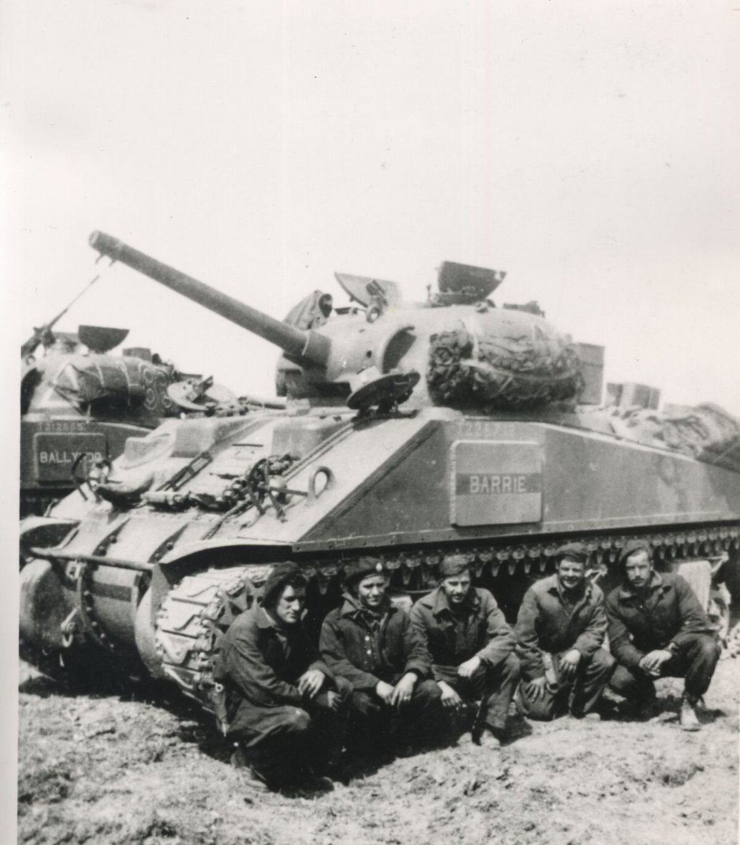  #OTD The Destruction of Worthington ForceDuring Op Totalize Worthington Force, made up of the tanks of the British Columbia Regiment and the infantry of the Algonquin Regiment, were ordered to make a night march to capture Point 195.