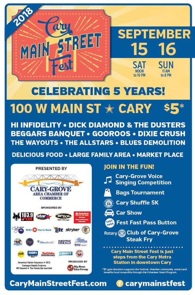 carygrove's tweet photo. So proud of this!!! Let the countdown begin!! #cgacoc #cmsf18 @carygrove @carymainstreetfest https://t.co/GnbrBlD5N1