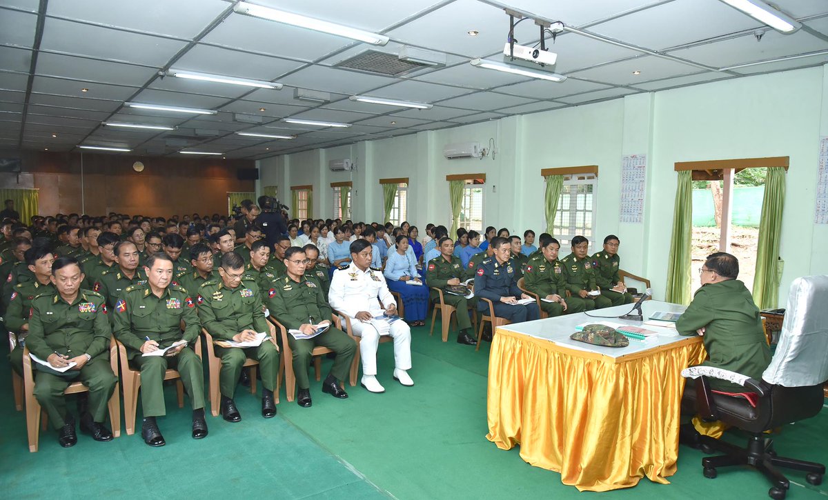 Senior General Min Aung Hlaing attends Choice of Arms ceremony of the 61st Intake of Defence Services Academy, meets professors, officer lecturers and faculty members of DSA

Nay Pyi Taw August 9

goo.gl/ERJg2t