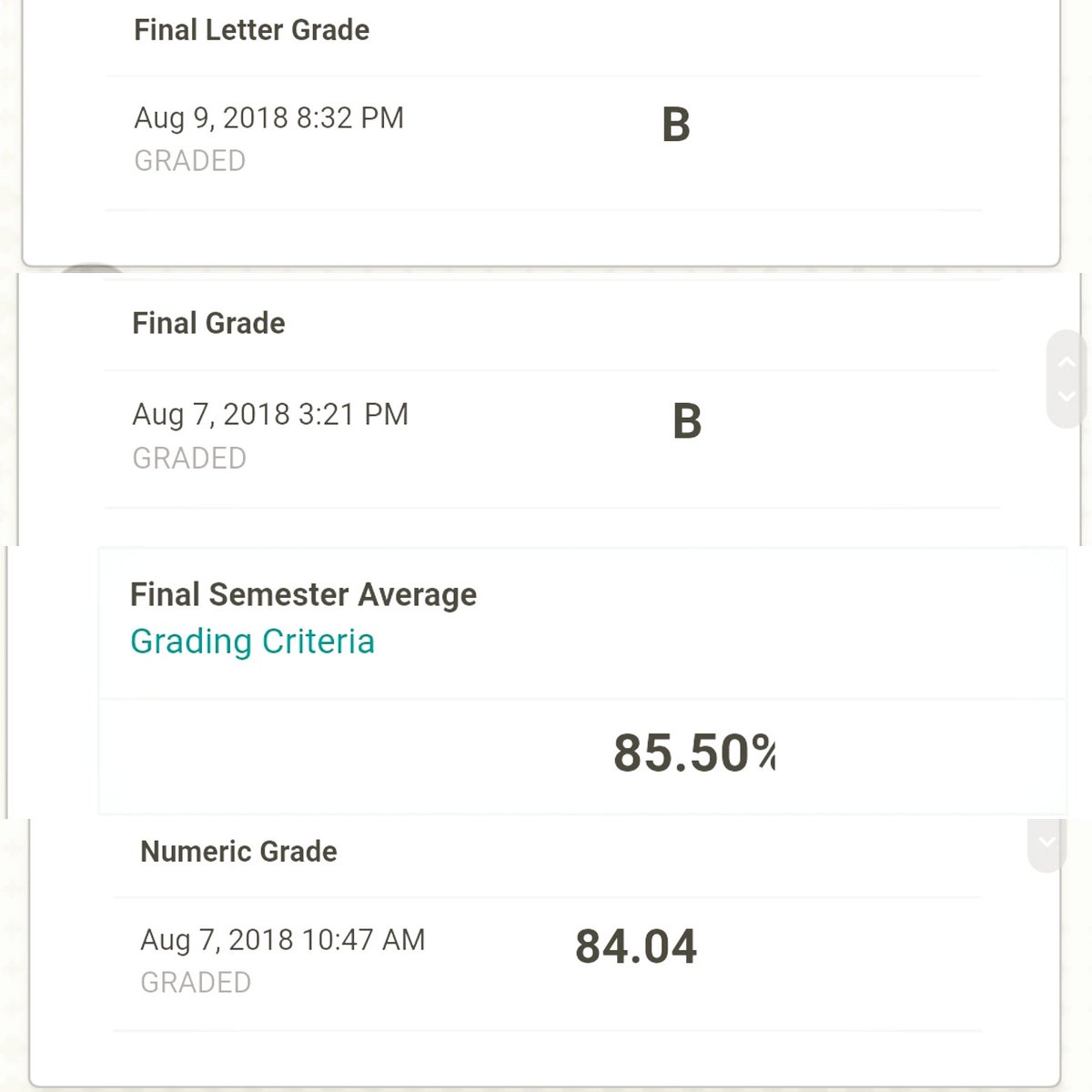 Smiller_wx's tweet photo. I PASSED ALL OF MY CLASSES WITH B'S THIS SUMMER SEMESTER!!!! Now, it's onto graduation!!!! #iamgladthatisover #hardestsemester #celebrationisinorder #MesoscaleMeteorology #AppliedClimatology #Geowriting #NumericalWeatherPrediction https://t.co/kZJ7DuPtKs