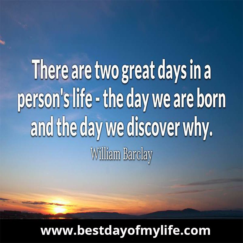 BestDayOfficial's tweet photo. There are two great days in a person’s life-the day we are born and the day we discover why.  💞💞

#happy #smile #followme #bestday #inspiration #possitive #wish #inspiration #progress #inspire #bestday #passion #motivate #quotes #quotestoliveby #quotesaboutlife #possitive https://t.co/K8n29eCt2s
