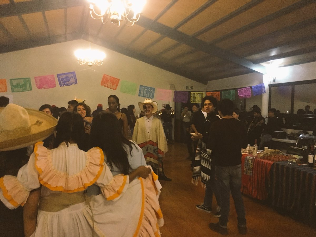 StudyForestry's tweet photo. Tonight we are enjoying an evening of song, food and dancing for the #ifss2018 international evening. Big thank you to our Mexican hosts. @IFSAdotnet https://t.co/ZtxHylpeVC
