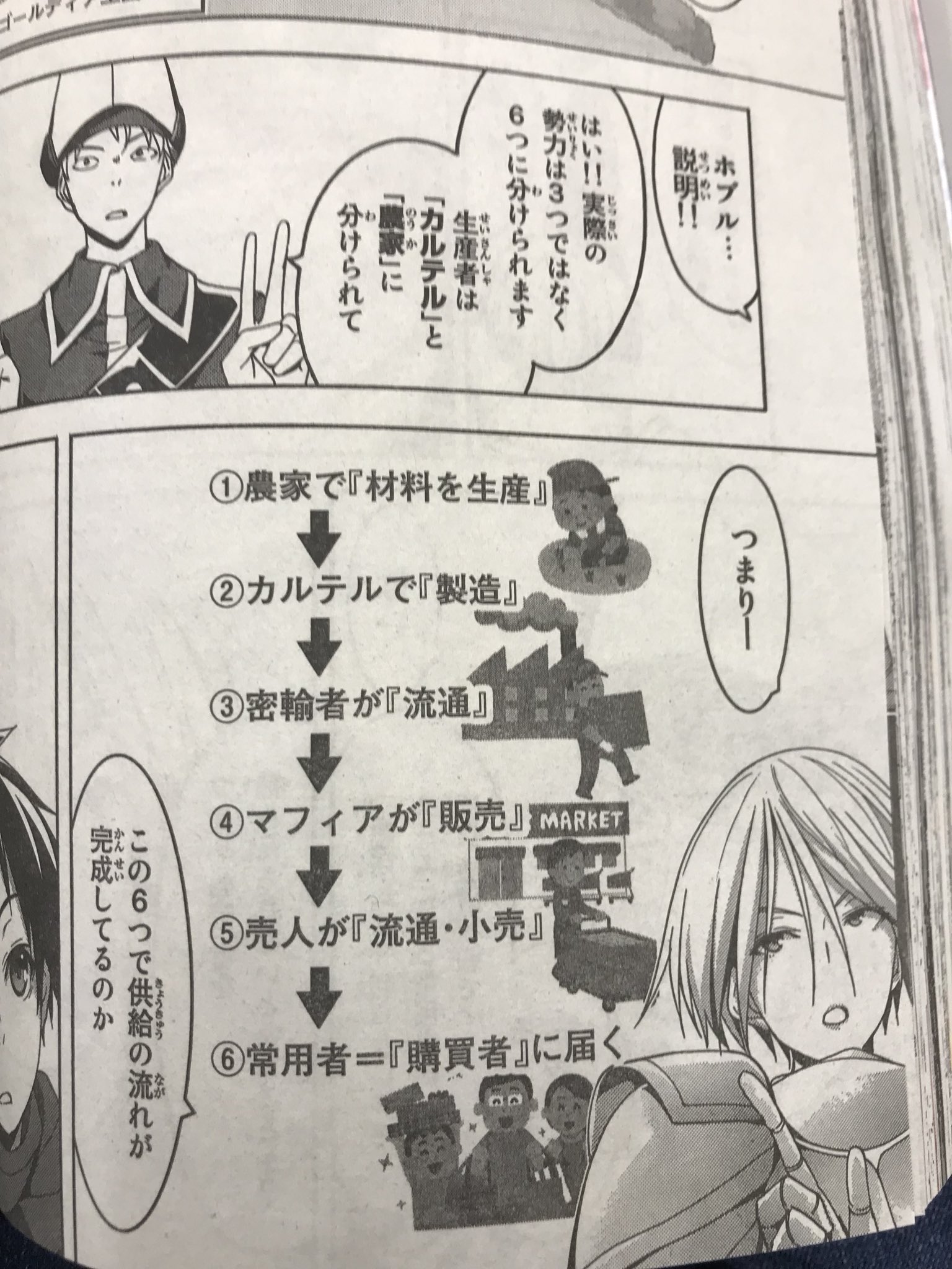 ナカタ 週刊少年マガジン編集部 別マガ9月号発売 100万の命の上に俺は立っている 麻薬編 事件勃発 姿の見えないマフィアを追います そしてなんと 本編中に いらすとや イラストが登場します どんなシーンなのかは別マガをチェック