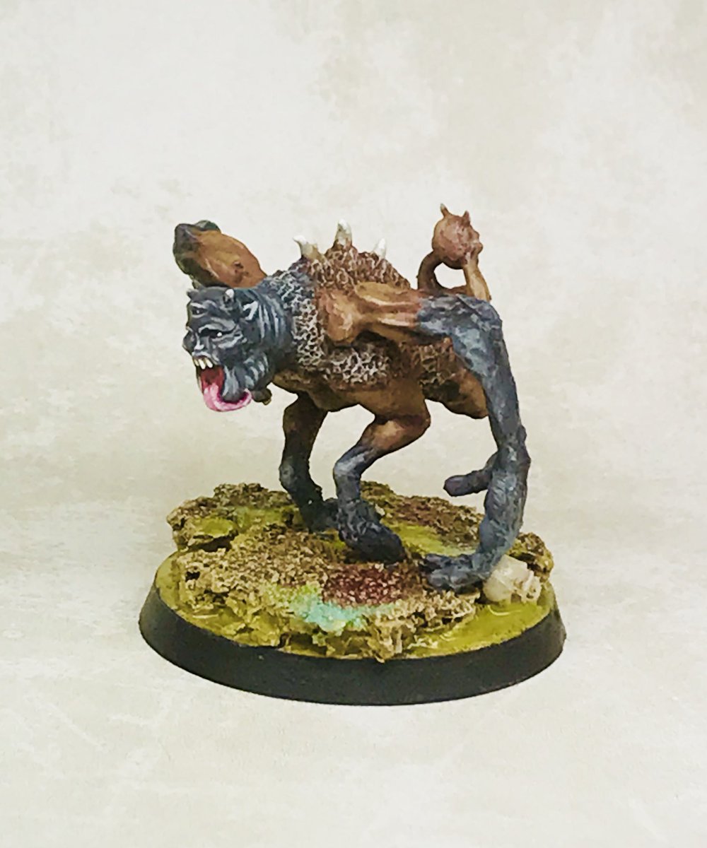 witchheimer's tweet image. Hellbringer by #KnightmareMiniatures
#warmongers #oldhammer #warhammer #chaos #dnd #rpg #paintingminiatures