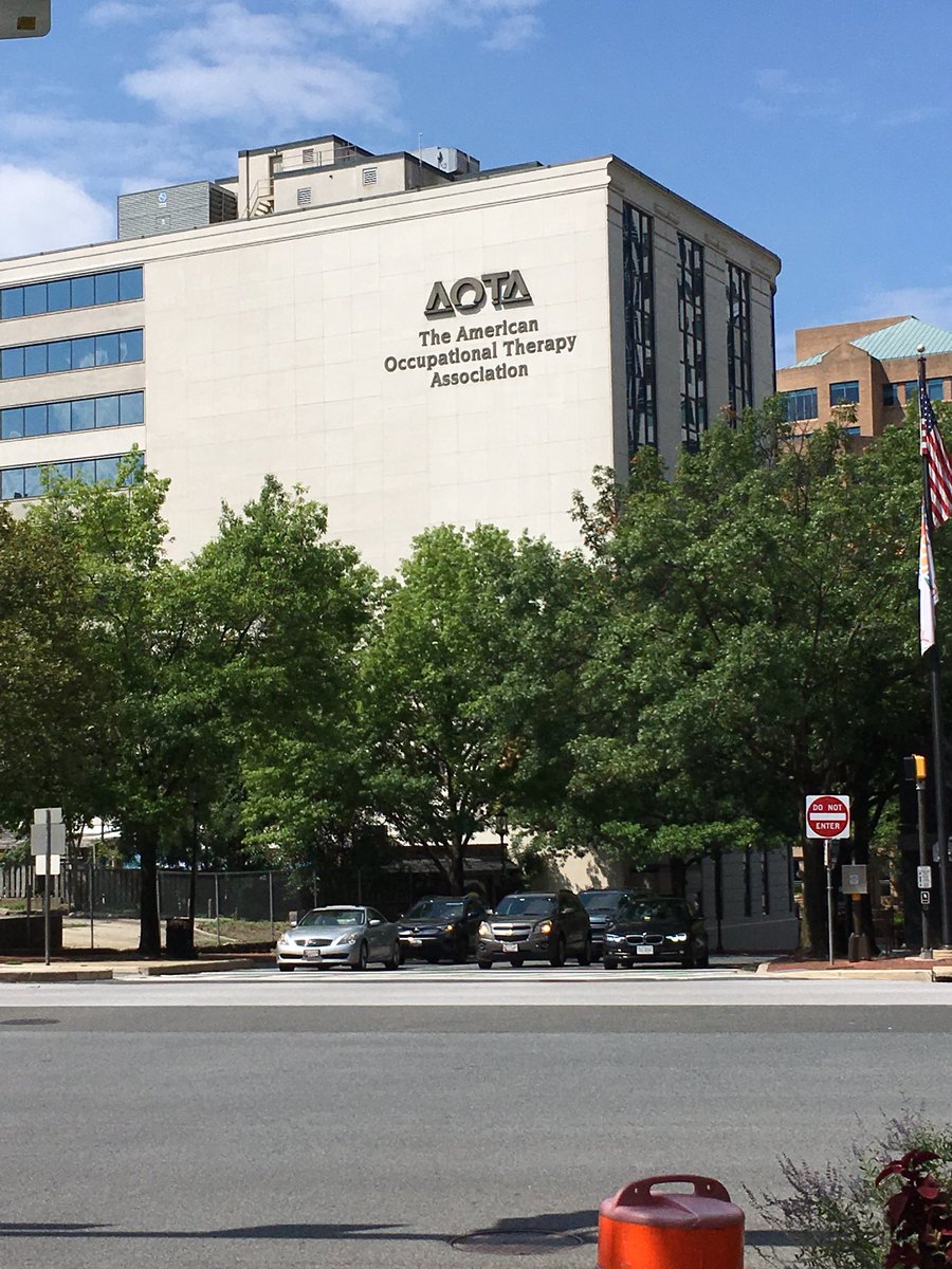 Gwardot's tweet image. So happy I finally got a peek inside the rooms where it happens for @AOTAInc yesterday. Thanks for the tour &amp;amp; lunch @AbeAOTA I can’t wait to get started on building up for big wins for OT in Children and Youth at the federal level. #latepost #OTdistinctvalue #OTadvocate