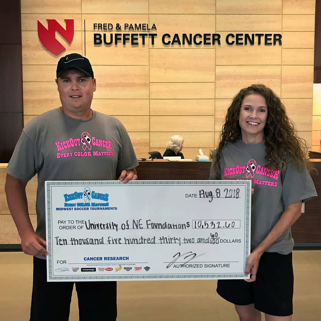 soccer_3v3's tweet photo. Color 3v3 proud to announce we raised $10,532.60 for Cancer Research! 

This was in honor of Fallen, Fighters &amp; Survivors.

Thank you sponsors,  volunteers, referees,  @GretnaSoccer &amp; all who donated. 

Kickout Cancer Every Color Matters! https://t.co/PKHisVRDqF