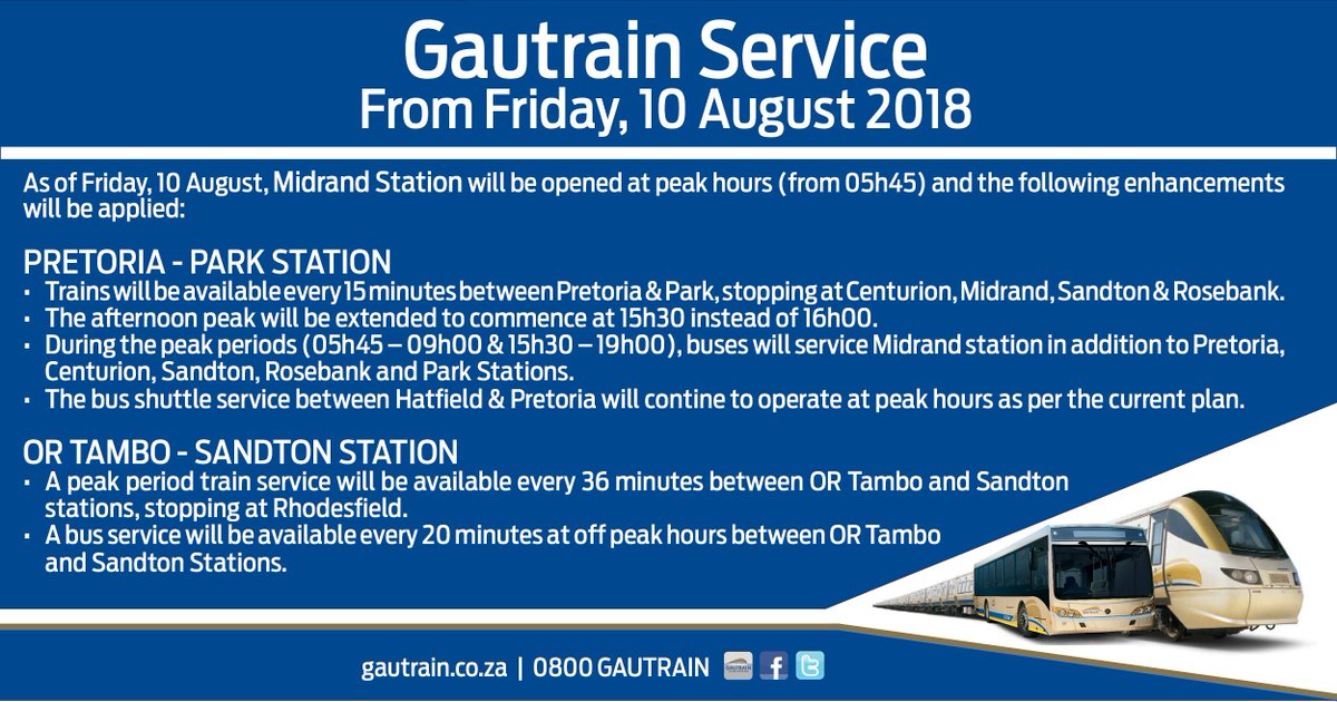 Gautrain tweet media